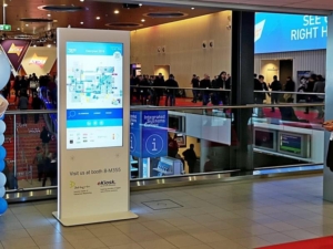 Phex Stand Stele auf Messe