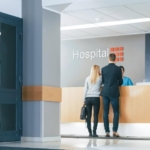 Check-In Terminal im Krankenhaus