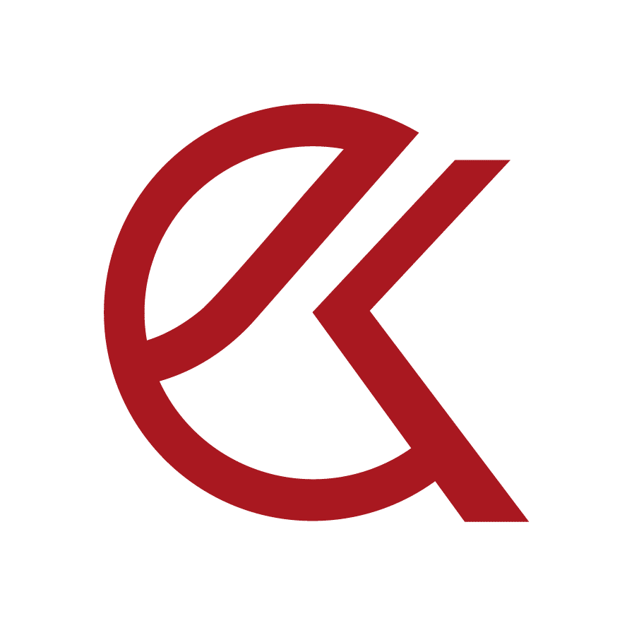 eKiosk Logo rot ausgefüllt