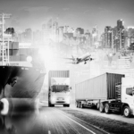 Hintergrundbild Logistik, SW