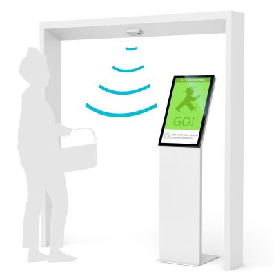eKiosk CERES LIVI PRO 27 Zoll Portrait