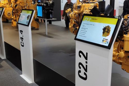 Infoterminals auf Messe